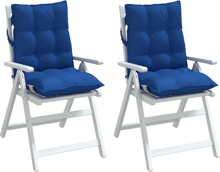 Produktbild VidaXL Niedriglehner-Auflagen 2 Stk. Oxford-Gewebe (100 x 50 x 7 cm)