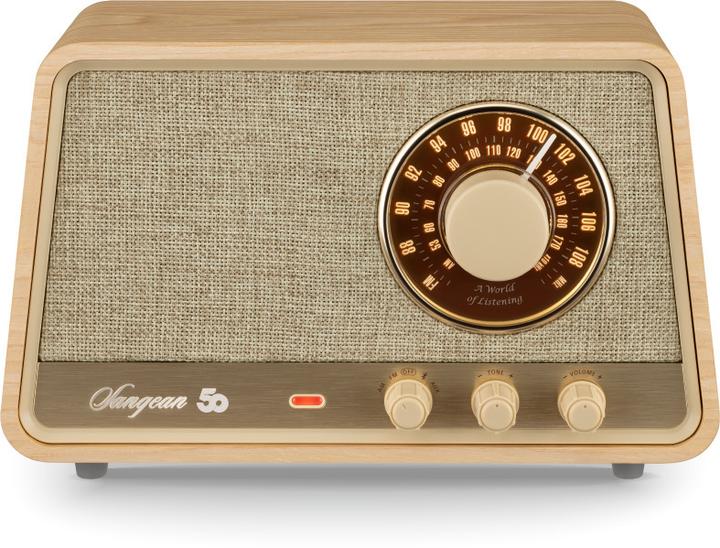 Produktbild Sangean Premium Wooden Cabinet WR-101 Tischradio AM, FM Bluetooth®, AUX, UKW Holz (hell) (UKW, AM, FM, Bluetooth)