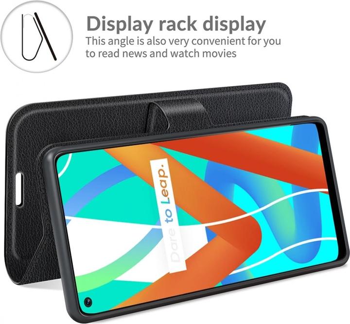 Actual product image Screenguard Realme 8 Leather Guard Leather Case (realme 8)