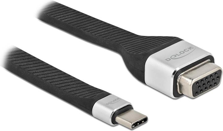Delock FPC Flachbandkabel USB Type-C™ zu VGA (DP Alt Mode) 13 cm (USB Typ-C, 13 cm)