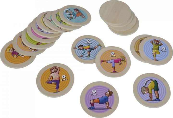 Produktbild Eichhorn Outdoor Bewegungsspiel, animiert Kinder zum Bewegen, Turnen und Auslassen, 20 Spielscheib