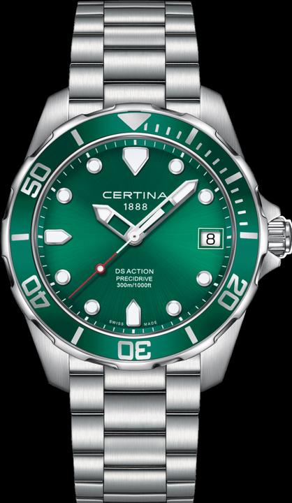 Certina DS Action (Montre analogique, Montre de plongée, Swiss Made, 41 mm)