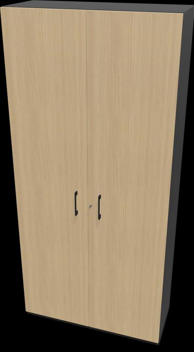 Oak decor bleached, Black, Dark grey