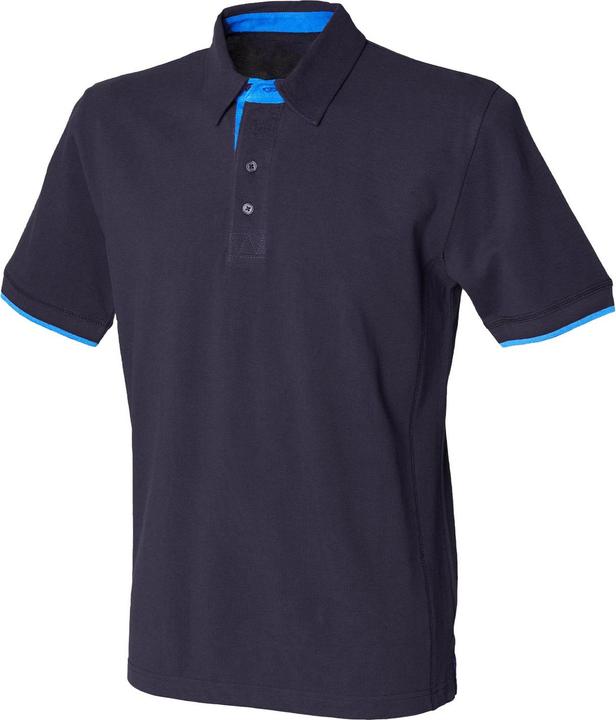 Front Row Kontrast Pique Polo Shirt