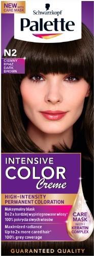 Schwarzkopf Professional Palette Intensive Color Creme Long Lasting Intensity - Hair Color N2 Dark (N2 Dark Brown)