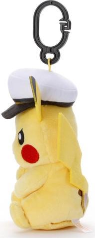 Image du produit Pokémon Poupée sonore Capitaine Pikachu en peluche - 15 cm