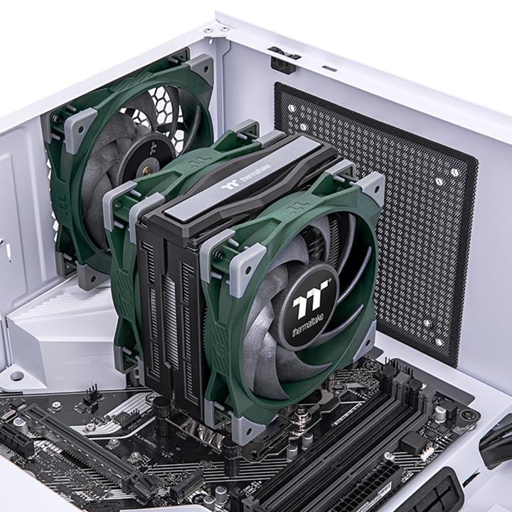 Immagine prodotto Thermaltake Raffreddatore ad aria per cpu toughair 510 Raffreddatore per cpu verde corsa (159.50 mm)