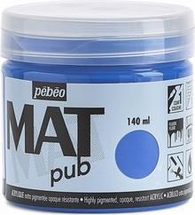 Actual product image Pebeo Acrylic Mat Pub (Cobalt blue, 140 ml)