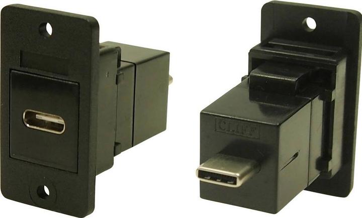 Produktbild Cliff Adapter, Buchse, Einbau USB-Buchse Typ C - USB-Stecker Typ B CP30611X Inh