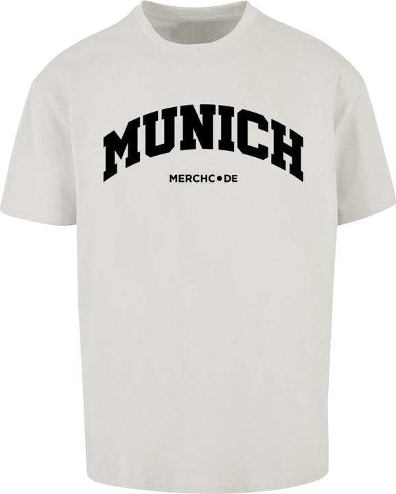 Actual product image Merchcode Munich Wording - Heavy Oversize Tee - 116381 (S)