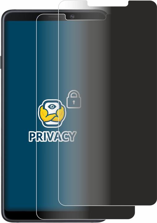 Productafbeelding BROTECT Anti-spionnetje privacyfolie Beschermfolie tegen blauw licht (2 Stuk, Samsung Galaxy A9 (2018))