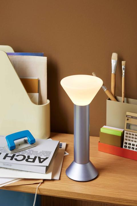Immagine prodotto Hübsch Lampada portatile Flash viola metallizzato