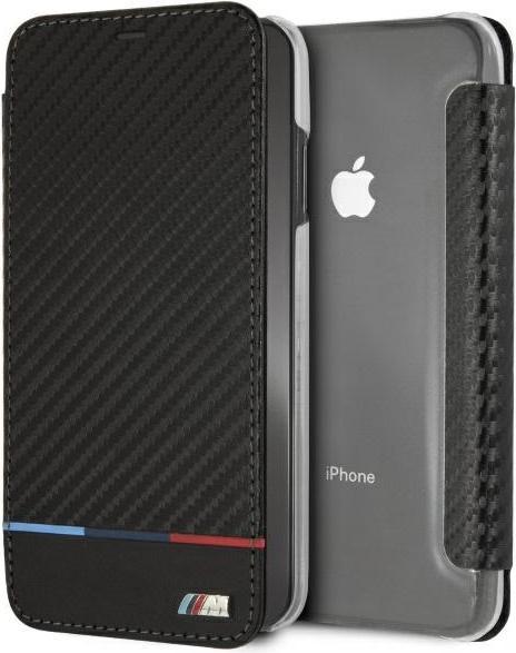 Produktbild BMW BMTRBKI65PUCARTCBKiPhone XS Max book czarny/black Carbon Tricolor Stripe (Apple iPhone XS Max)