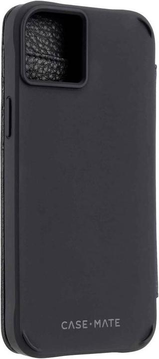 Actual product image Case-Mate Wallet MagSafe BookCase Suitable for mobile phone model: iPhone 14 Plus, Black (Apple iPhone 14 Plus)