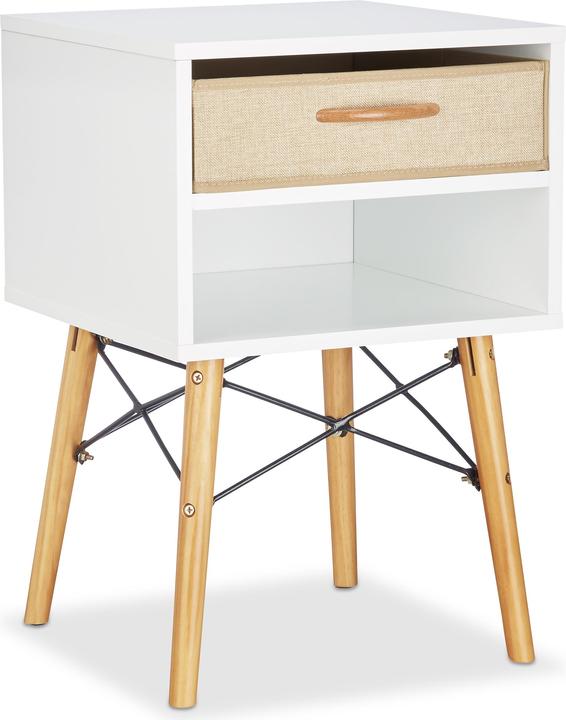 Actual product image Relaxdays Bedside table 2 (40 x 42 x 61 cm)