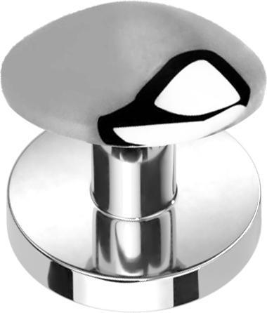 Immagine prodotto Star Piercing Skin Diver silber mit Kuppel (senza ottone, Titanio G23)