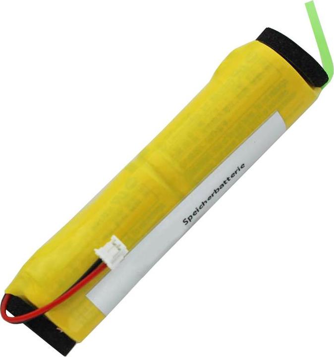 Produktbild AccuCell Batterie 6 Volt mit 2 Stück BR-2/3A, mit Kabel und Stecker (2 Stk., 1200 mAh)