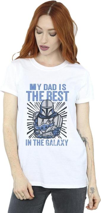 Image du produit Star Wars - T-shirt MANDALORIAN BEST DAD - Femme (XL)