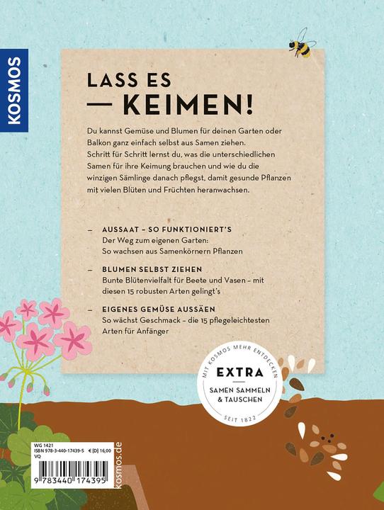 Produktbild Kosmos Samenwunder (Deutsch, Sophie Collins, Melissa Mabbitt, 2022)