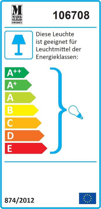 Label énergétique Markslöjd Selle (E27)