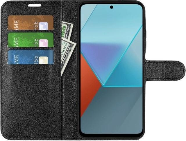 Produktbild MU Classic Litchi Leder Bookcover Series (Xiaomi Redmi Note 13 Pro 5G)