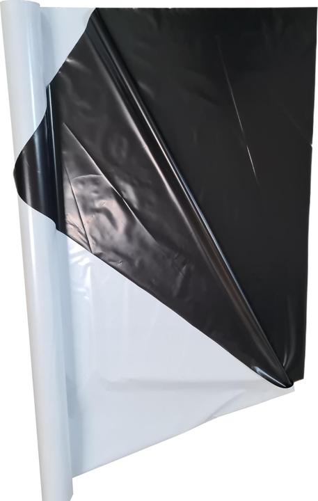 Produktbild 1x2m Folie Schwarz-Weiss