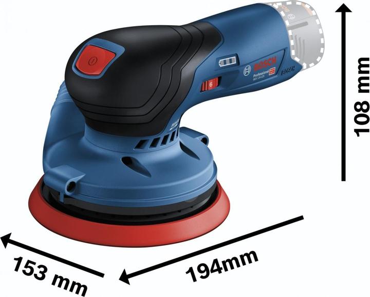 Image du produit Bosch Professional GEX 12V-125 (Ponceuse excentrique)