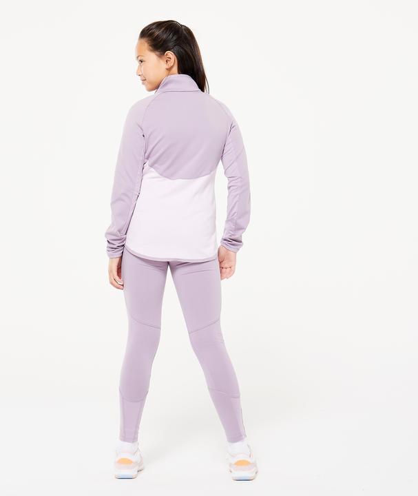 Immagine prodotto Decathlon Tuta da ginnastica per bambini - S500 viola/bianco (6, 7, 8)
