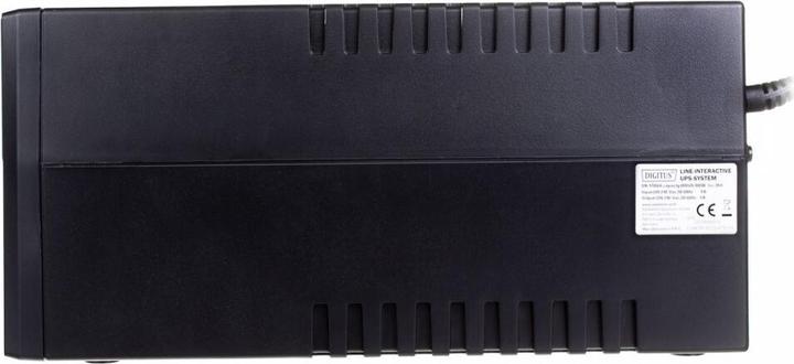 Actual product image Digitus Line Interactive USV 600VA/360W black 2xSchuko 2xRJ11 AVR H279xB101xD142 mm (600 VA, 360 W, Line-interactive UPS)
