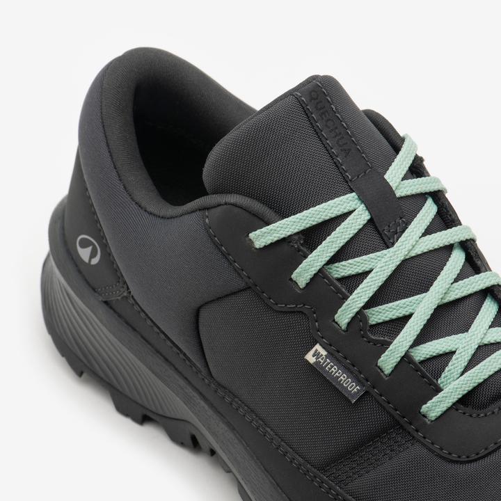 Actual product image Quechua Wanderschuhe Damen niedrig wasserdicht - NH100 grau (38)