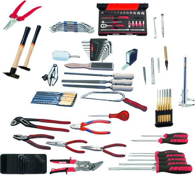 Image du produit Jeu de 97 outils de mécanicien sans sacoche (94 pièces)