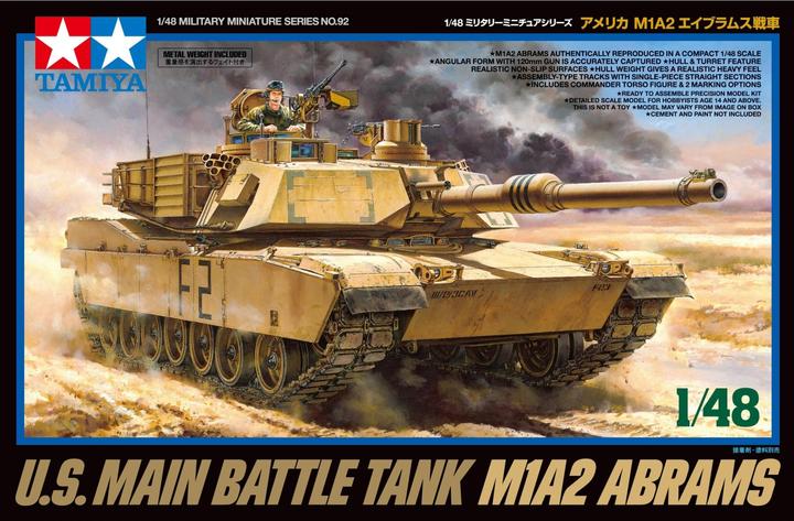 Image du produit Tamiya 1/48 U.S Main Battle Tank M1A2 Abrams