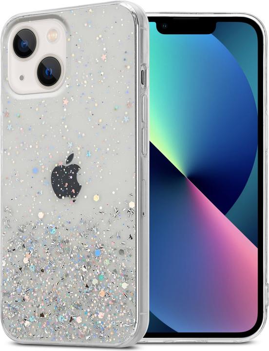 Cadorabo Case for Apple iPhone 14 in TPU sparkling glitter style (Apple iPhone 14)