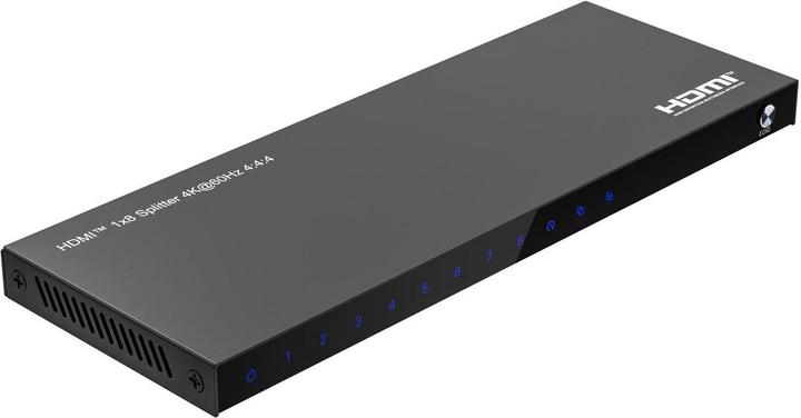 Actual product image MicroConnect HDMI 4K Splitter 1x 8 Support