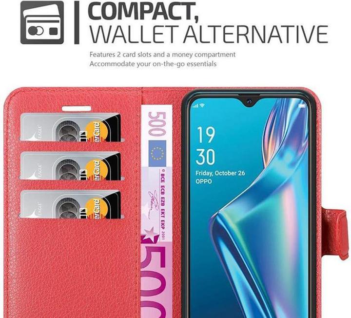 Actual product image Cadorabo Book with stand function cover (Oppo A12)