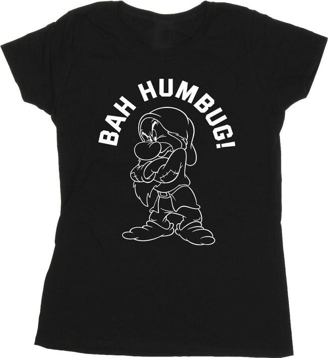 Actual product image Disney Womens/Ladies Snow White Grumpy Humbug Cotton T-Shirt (S)