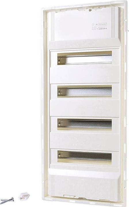 Image du produit F-Tronic ftronic distributeur Jumbo 48 modules 4 rangées encastré mur creux