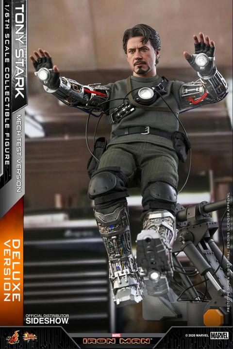 Produktbild Hot Toys Iron Man "Tony Stark - Mech Test - DLX Version" 1/6 Movie Masterpiece Actionfigur