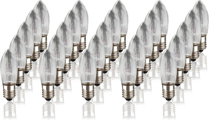 Produktbild Hellum Riffelkerze (E10, 3 W, 22 lm, 25 x)