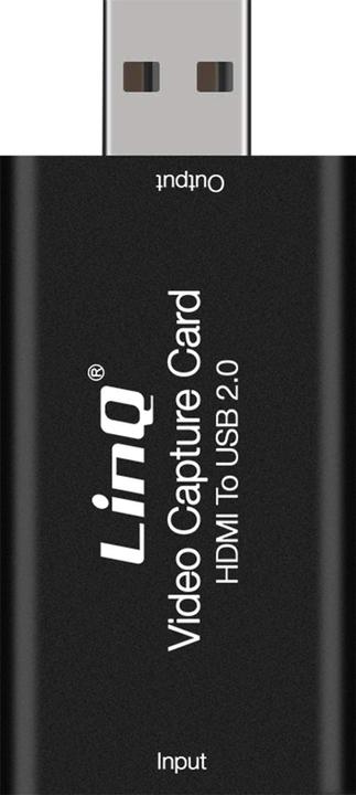 Actual product image LinQ HDMI to USB video capture card