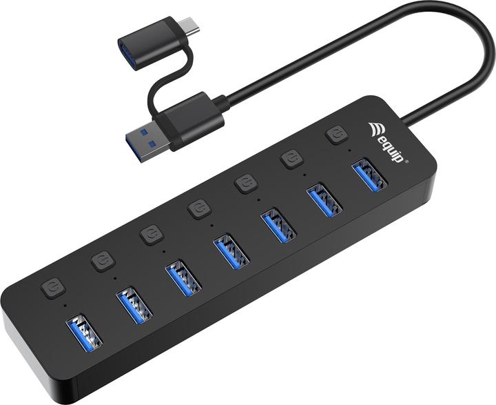 Produktbild equip 128965 (USB-A, USB-C, 7 Ports)