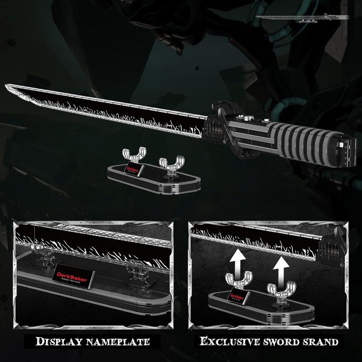 Actual product image Mould King Black sabre