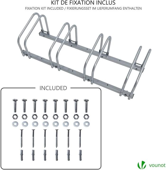 Produktbild Vounot Fahrradständer für 4 Fahrräder