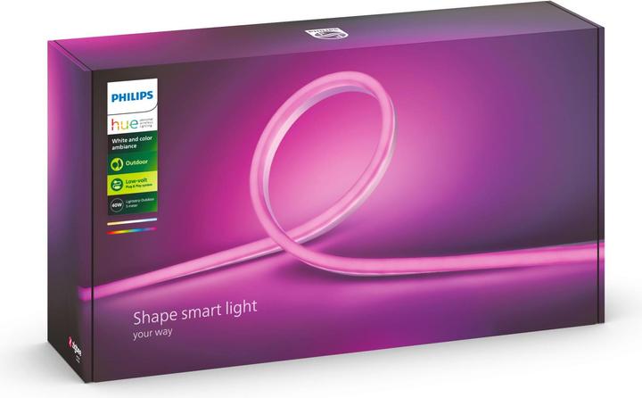 Actual product image Philips Hue Outdoor Light Strip 5m DE Plug (Multicoloured, 500 cm, Outdoor)