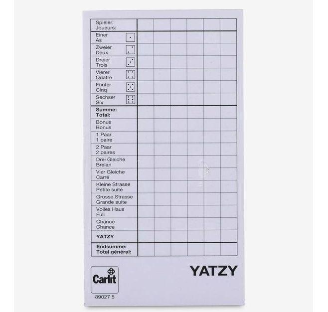 Produktbild Carlit 3 Yatzy-Blöcke (Deutsch)