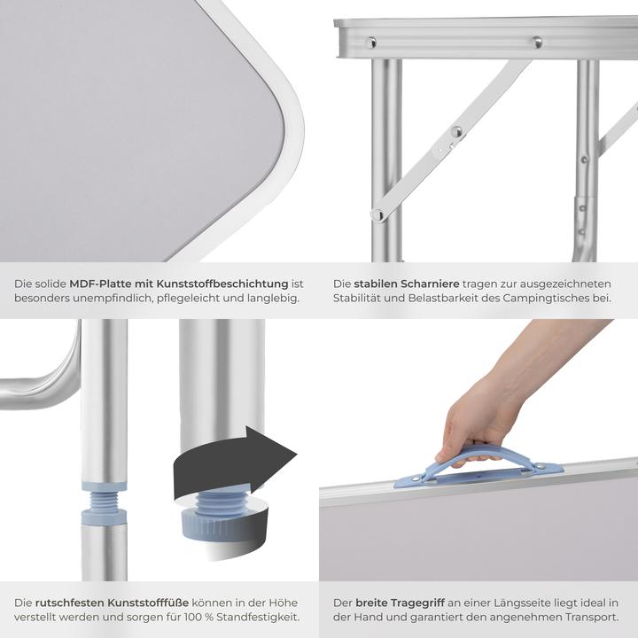 Produktbild tectake Klapptisch
