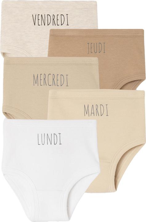 Vertbaudet Bio-Kollektion: 5er-Pack Baby Slips BASIC