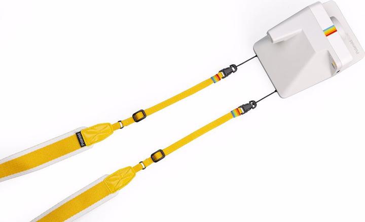 Image du produit Polaroid Camera Strap Flat Yellow Stripe (Maintenant, i-Type, SX-70, OneStep+ (en anglais))