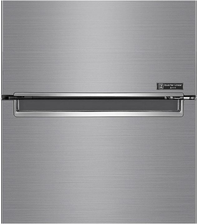 Actual product image LG GBB61PZGFN Front: Steel, height 186 cm (341 l)