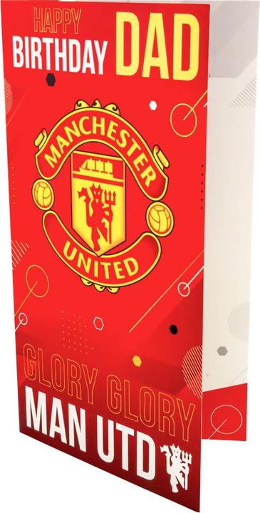 Actual product image Manchester United FC Dad Birthday Card (1 pcs.)